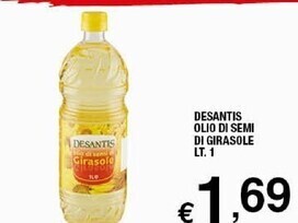 Sigma Desantis olio di semi di girasole lt. 1 offerta