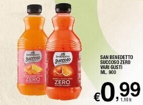Sigma San benedetto succoso zero offerta