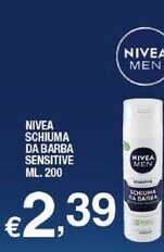 Sigma Nivea schiuma da barba sensitive offerta