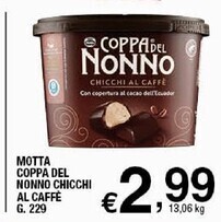 Motta coppa del nonno chicchi al caffè g. 229
