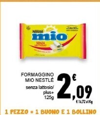 Conad Superstore Nestlè formaggino mio offerta