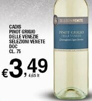 Sigma Cadis pinot grigio delle venezie selezioni venete doc cl . 75 offerta