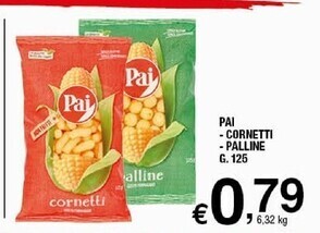 Sigma Pai cornetti - palline offerta