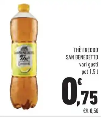 Conad Superstore THÈ FREDDO SAN BENEDETTO vari gusti pet 1,5 L offerta
