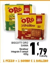 Conad Superstore Oro saiwa biscotti offerta
