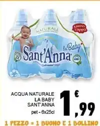 Conad Superstore Sant'anna acqua naturale la baby offerta