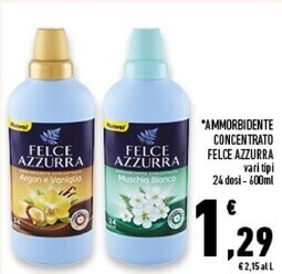 Conad Superstore Felce azzurra ammorbidente concentrato offerta