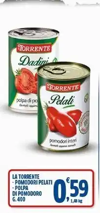 Sigma La torrente pomodori pelati - polpa di pomodoro offerta