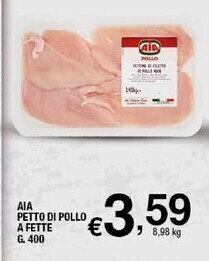 Sigma Aia petto di pollo a fette offerta