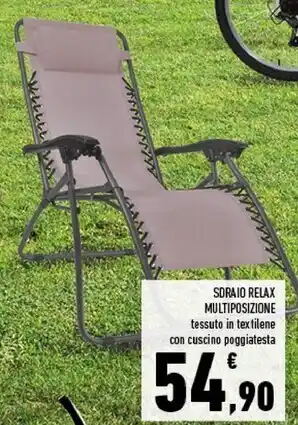 Conad Superstore Sdraio relax multiposizione offerta