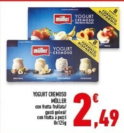 Conad Superstore Muller yogurt cremoso offerta