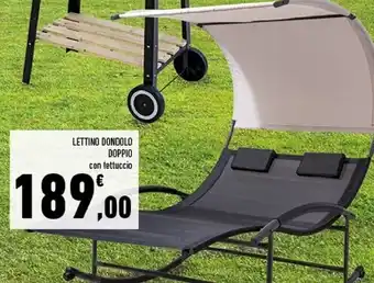 Conad Superstore Lettino dondolo doppio offerta
