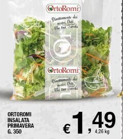 Sigma Ortoromi insalata primavera offerta