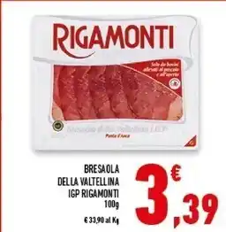 Conad Superstore Rigamonti bresaola della valtellina offerta