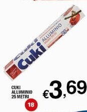 Sigma Cuki alluminio offerta