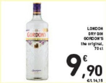 Conad LONDON DRY GIN GORDON'S the original, 70 cl offerta