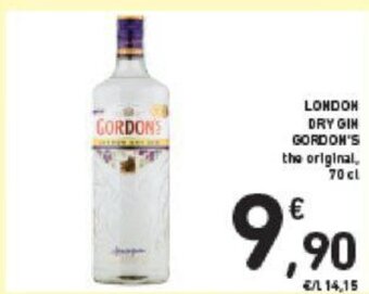 Conad LONDON DRY GIN GORDON'S the original, 70 cl offerta