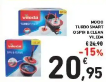 Conad MOCIO TURBO SMART O SPIN & CLEAN VILEDA offerta