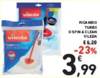 Conad RICAMBIO TURBO OSPIN & CLEAN VILEDA offerta