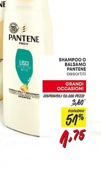 Pantene shampoo o balsamo