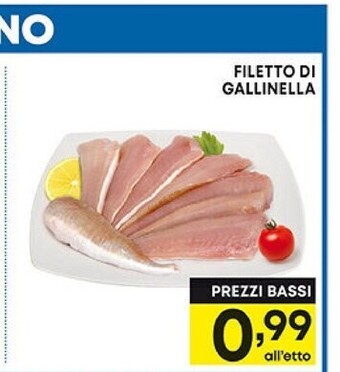 Pam Filetto di gallinella offerta