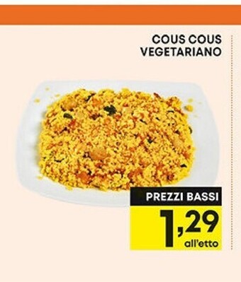 Pam Cous cous vegetariano offerta