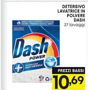 Pam Dash detersivo lavatrice in polvere offerta