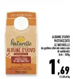 Conad Superstore Le naturelle albume d'uovo pastorizzato offerta