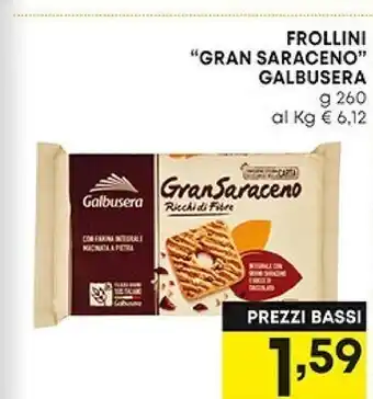 Pam Galbusera frollini gran saraceno offerta