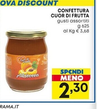 Pam Cuor di frutta confettura offerta