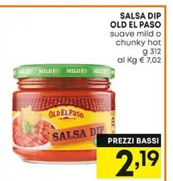 Pam Old el paso salsa dip offerta