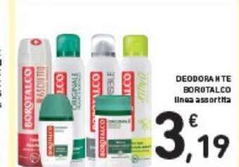 Conad DEODORANTE BOROTALCO linea assortita offerta