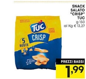 Pam Tuc snack salato crisp offerta