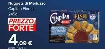Carrefour Market Capitan findus nuggets di merluzzo offerta