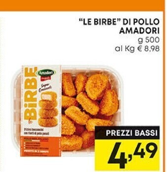 Pam Amadori le birbe di pollo offerta