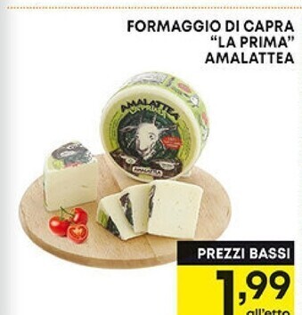 Pam Amalattea formaggio di capra la prima offerta