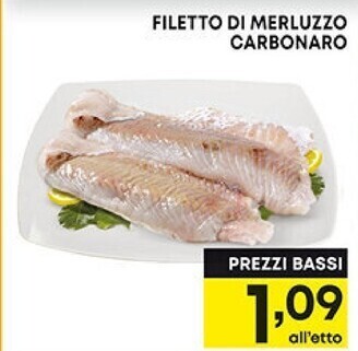 Pam Filetto di merluzzo carbonaro offerta