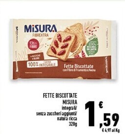 Conad Superstore Misura fette biscottate offerta