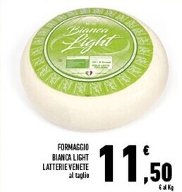 Conad Superstore Latterie venete formaggio bianca light offerta