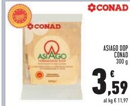 Conad Conad asiago dop offerta
