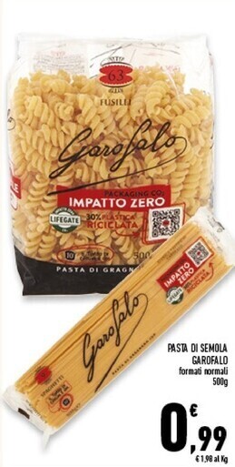 Conad Superstore Garofalo pasta di semola offerta