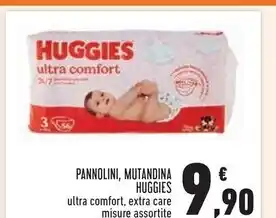 Conad Huggies pannolini mutandina offerta