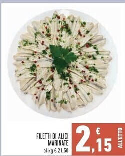Conad City Filetti di alici marinate offerta