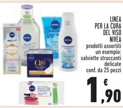 Conad Nivea linea per la cura del viso offerta