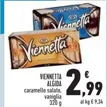 Conad Algida viennetta caramello salato offerta