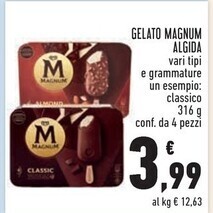 Conad Algida gelato magnum offerta