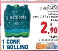 S. bernardo acqua minerale