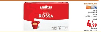 Conad Lavazza caffe qualita rossa offerta