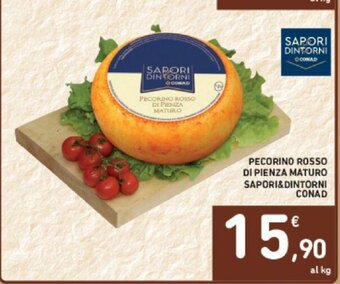Conad PECORINO ROSSO DI PIENZA MATURO SAPORI&DINTORNI CONAD offerta