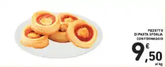 Conad PIZZETTE DIPASTA SFOGLIA CON FORMAGGIO offerta